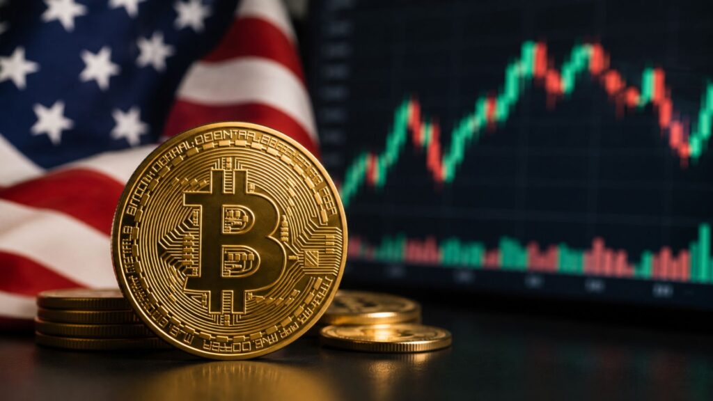 Bitcoin blijft rustig rond $77.700 terwijl markt wacht op Amerikaanse banencijfers